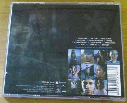 SEETHER Disclaimer CD  [Shelf Z x 2]