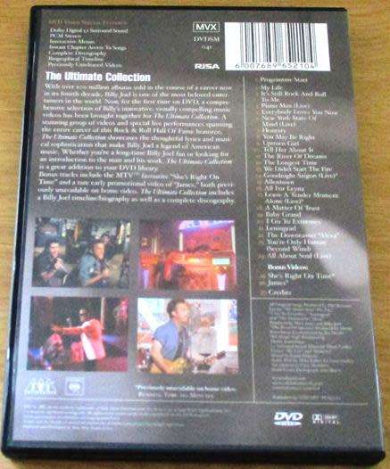 BILLY JOEL The Ultimate Collection DVD