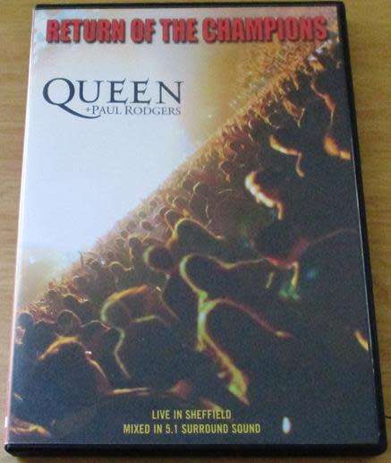QUEEN + PAUL RODGERS Return of the Champions Live in Sheffield DVD