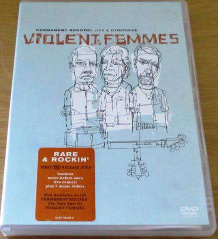 VIOLENT FEMMES Permanent Record: Live & Otherwise DVD