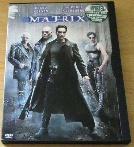 MATRIX Keanu Reeves Laurence Fishburne DVD [BBOX 7]