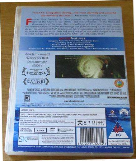 An Inconvenient Truth DVD [BBOX 7]