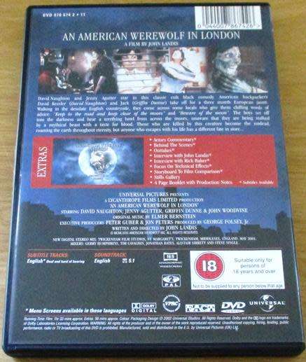 An American Werewolf in London 2xDVD [BBOX 7]