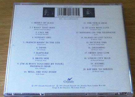 DEBBIE HARRY and BLONDIE The Complete Picture The Very Best Of CD [Shelf Z x 8]
