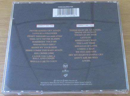 EURYTHMICS Live 1983-1989 2xCD [Shelf G x 20]