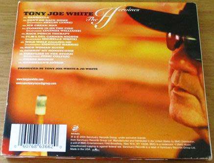 TONY JOE WHITE The Heroines Digipak CD [Shelf G x 20]