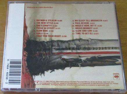 BEASTIE BOYS Licensed  to Ill CD [Shelf G x 20]
