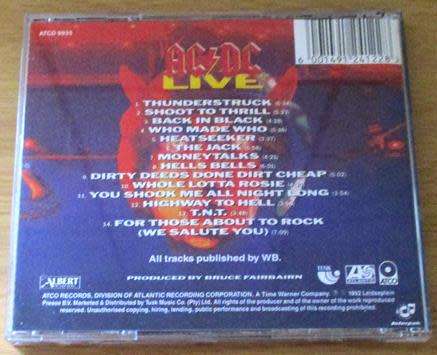 AC/DC Live CD [Shelf G x 25]