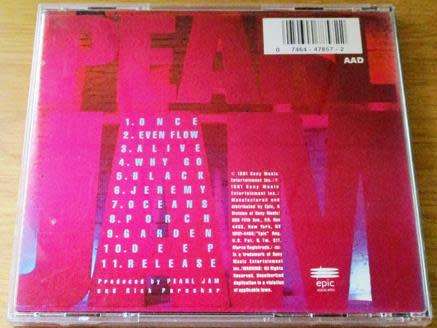 PEARL JAM Ten CD [Shelf G x 25]