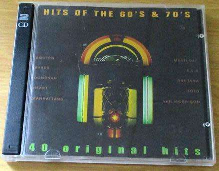 HITS OF THE 60`S & 70`S 40 Original Hits 2xCD [Shelf V x 3]