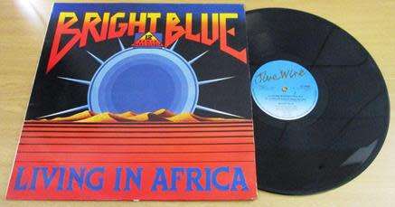 BRIGHT BLUE Living in Africa 12` Maxi Single VINYL RECORD