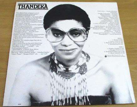 THANDEKA Thandeka LP VINYL RECORD