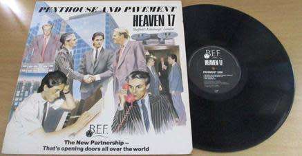 HEAVEN 17 Penthouse and Pavement LP VINYL RECORD