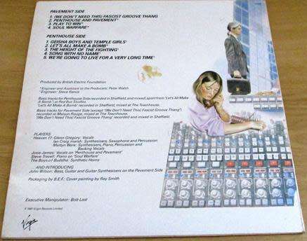 HEAVEN 17 Penthouse and Pavement LP VINYL RECORD