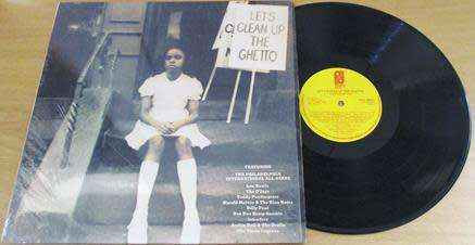 LET`S CLEAN UP THE GHETTO LP VINYL RECORD Lou Rawls The O Jays Teddy Pendergrass