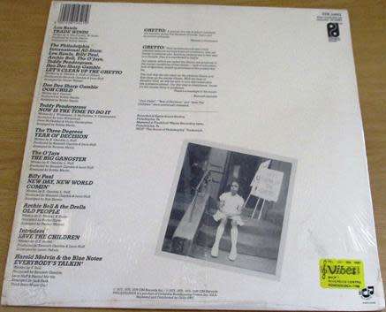 LET`S CLEAN UP THE GHETTO LP VINYL RECORD Lou Rawls The O Jays Teddy Pendergrass