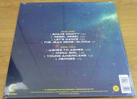 DAVID BOWIE Odyssey (Live BBC FM Radio Broadcast : United Kingdom VINYL RECORD