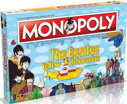 THE BEATLES Yellow Submarine MONOPOLY Board Game