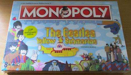 THE BEATLES Yellow Submarine MONOPOLY Board Game