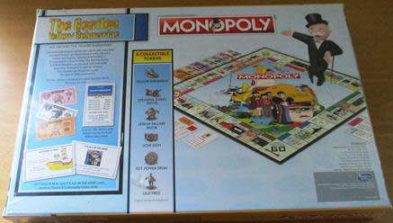 THE BEATLES Yellow Submarine MONOPOLY Board Game