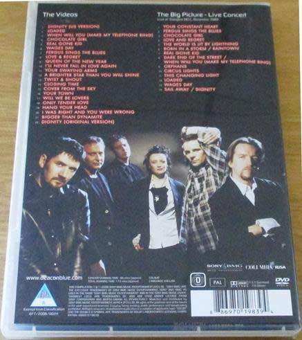 DEACON BLUE The Bigger Picture DVD  [22 Videos + Live show]