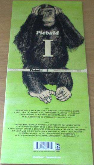 PIEBALD The First Ten Years Volume I  2xCD [Shelf Z x 1]