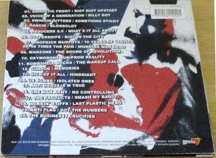 SPIRIT OF THE STREETS CD [Shelf Z x 1] Punk Rock compilation