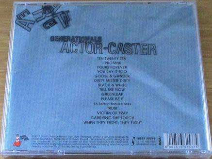 GENERATIONALS Actor-Caster CD [Shelf G x 31]