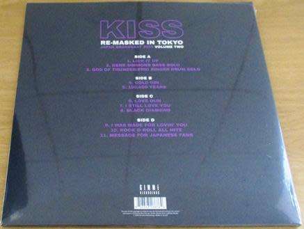 KISS Re-Masked In Tokyo Vol 2 2xLP VINYL Record
