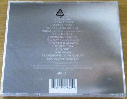 TAYLOR SWIFT Fearless CD [Factory sealed]