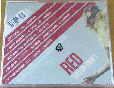 TAYLOR SWIFT Red CD [Factory sealed]