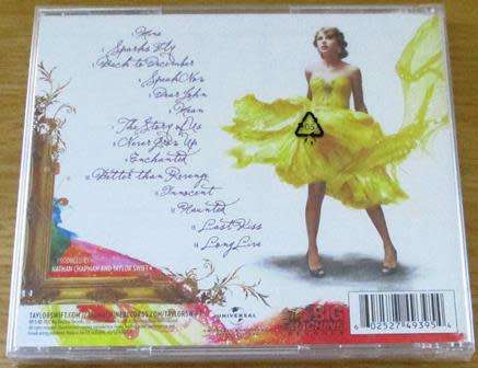 TAYLOR SWIFT Speak Now CD [Factory sealed]