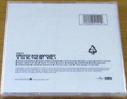 SIOUXSIE & THE BANSHEES The Best Of CD