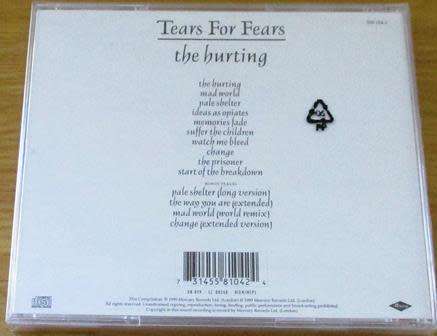 TEARS FOR FEARS The Hurting IMPORT CD
