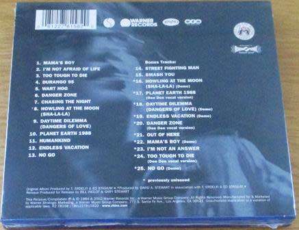 RAMONES Too Tough to Die IMPORT CD