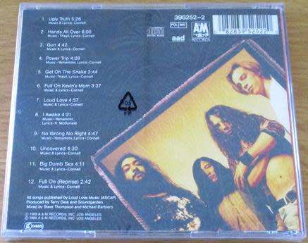 SOUNDGARDEN Louder Than Love IMPORT CD