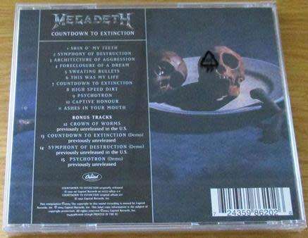 MEGADETH Cryptic Writings Remixed & Remastered CD IMPORT CD