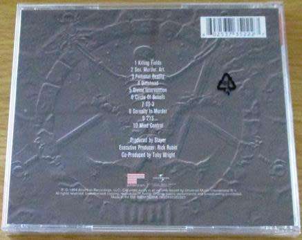 SLAYER Divine Intervention IMPORT CD