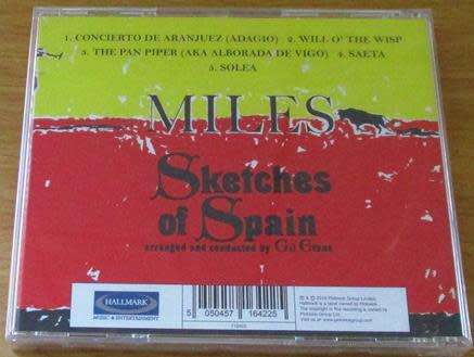 MILES DAVIS Sketches of Spain IMPORT CD