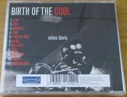 MILES DAVIS Birth of the Cool IMPORT CD