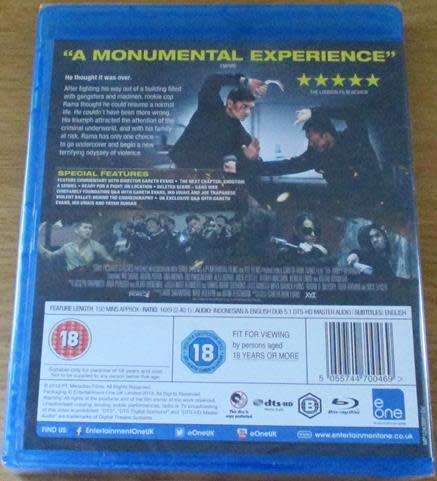 THE RAID 2 BLU RAY [Shelf H]