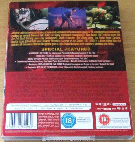 EVIL DEAD BLU RAY [Shelf H]
