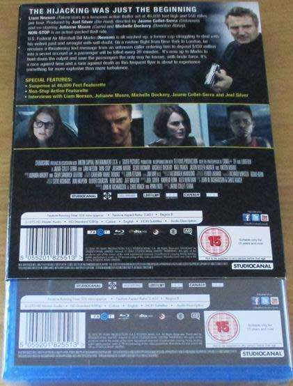 NON-STOP Liam Neeson BLU RAY [Shelf H]