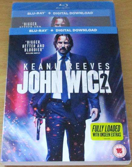 JOHN WICK 3 BLU RAY [Shelf H]