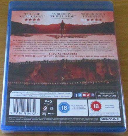 EVIL DEAD RISE BLU RAY [Shelf H]