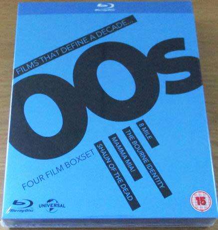 FILMS THAT DEFINE A DECADE... 00s 8 Mile Bourne Identity Mamma Mia Shaun of the Dead BLU RAY [H]