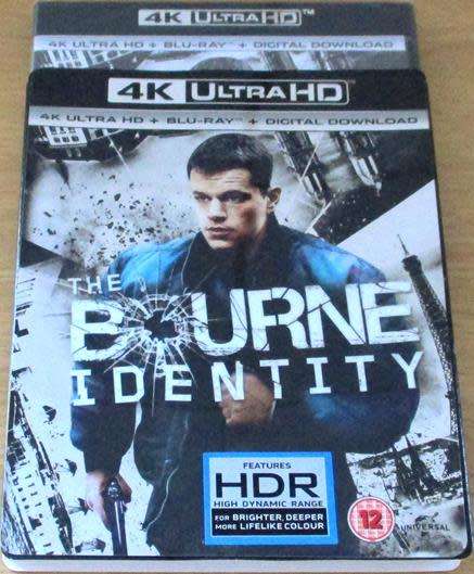 Bourne - The Bourne Identity 4K Ultra HD + Blu-Ray BLU RAY [H]
