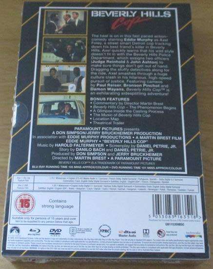 BEVERLY HILLS COP Limited Edition VHS Collection + BLU RAY [Shelf H]