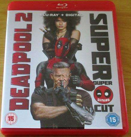 DEADPOOL 2 SUPER DUPER Extended CUT BLU RAY [msr + H]