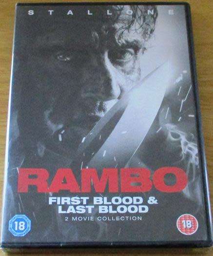 RAMBO First Blood & Last Blood 2 Movie Collection [Shelf H]